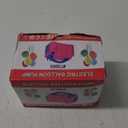 Growsun Electric Balloon Pump Air Inflator Portable Automatic Dual Nozzle Balloon Blower 110V 600W for Birthday Baby Shower Balloons Party Decorations (Rose Red)