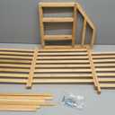 HOMESTEAD Bamboo Can Organizer for Pantry - 3 Tier Rack with Adjustable Dividers, Gravity Feed Canned Goods Organizer, 36 Cans Soda Storage