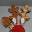 Christmas Car Decoration with Colorful LED Car Kit - 17 Inch Reindeer Antlers with Ears, Red Nose, and Tail - Exterior Accessories for Cars, Trucks, Jeeps, SUVs