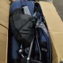 besrey Baby Backpack Carrier, Toddler Hiking Backpack with Safety 3-Height Seat, Adjustable Straps&Waist Belt, Foldable Frame Lightweight Large Capacity Child Carrier for Hiking (Blue/Grey)