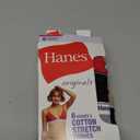 Hanes Women's Originals Thong Panties, Breathable Stretch Cotton Underwear, Assorted, 6-pack. Size L