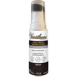 Varathane 368031 Less Mess Wood Stain and Applicator, 4 oz, Ebony