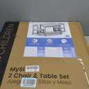 Delta Children MySize Table & 2 Chairs Set, Grey