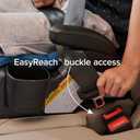 Diono Connect3 RXT Backless Booster, Slim Fit 3-Across in Many Mid-Sized Sedans and SUVs, for Children from 40-120 lbs., Lightweight with Latch connectors