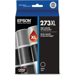 EPSON 273 Claria Ink High Capacity (T273XL020-S) Works with Expression Premium XP-520, 600, 610, 620, 800, 810, 820 (Black)