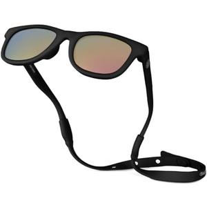 Polarized Baby Sunglasses With Strap - Unbreakable Flexible Infant Sunglasses For Toddlers Newborns 0-24 Months