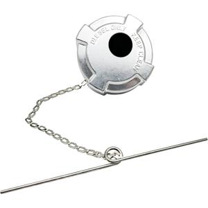 3in-8 NPSL Vented Fuel Tank Cap Fit for Freightliner & Mack & Volvo & Western Star & International Heavy Duty Trucks, Non-Locking, Female, Replace 2040856C91 16MF316 25195379