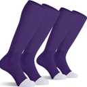 CS CELERSPORT 2/3 Pack Baseball Soccer Softball Socks for Youth & Adult Multi-sport Tube Socks, Size S