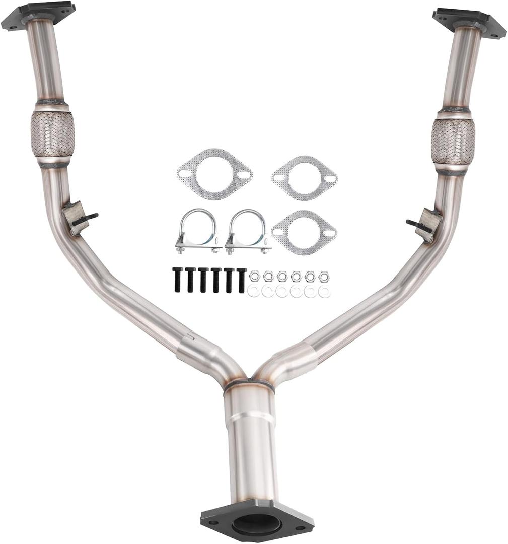Exhaust | Stainless Steel Exhaust Direct Fit Y Pipe Compatible for
