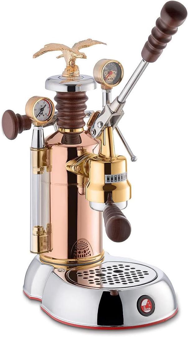 Smeg Lever Handle Coffee Maker with a Capacity of 1.6l La Pavoni Esperto Edotto LPLESE01EU, Steel