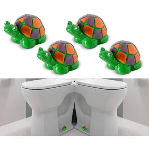 Decorative Turtle Toilet Bolt Caps Set of 4 Resin Toilet Bolt Covers Cute Toilet Screw Cover Caps Decorative Covers For Porcelain Bowl Screws Bathroom Bowl Bolt Decorative Caps Accessories
