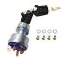 EATAKWARD 9G7641 New Ignition Switch with 2 Keys, Replacement for Caterpillar (Cat) D250E D300E D350E Cat Key Switch