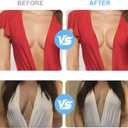 4 x Clear Boob Lift Tape Bra Breast Tape, Invisible Breast Lift Tape Boobtape for Large Breasts Body Boob Tape for Strapless Dress with 5 Pairs Nipple Covers