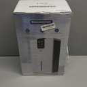 Dehumidifier, Dehumidifiers for Home, 98 OZ Water Tank, (1000 sq.ft) Quiet Dehumidifier for Basement Bedroom Bathroom with Humidity Display, Auto Shut Off, Relaxing 7 Color Ambient Light(Dark Brown)