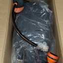 Giraffe Tools Retractable Garden Hose Reel 1/2 Inch x 100 ft, Super Heavy Duty, Any Length Lock, Slow Return System, Wall Mounted and 180 Deg Swivel Metal Bracket (Dark Grey)