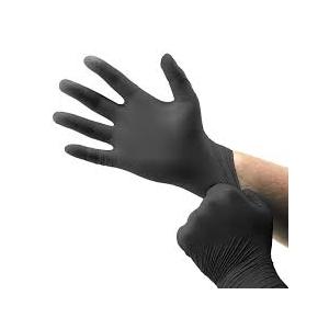 BOSS 4 MILL PF BLACK NITRILE GLOVES 50CT