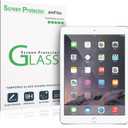amFilm Glass Screen Protector for iPad 9.7 6th Gen, 5th Gen, iPad Pro 9.7, iPad Air, Air 2, Tempered Glass, Apple Pencil Compatible, 1 Pack