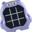 Portable Electric Puzzle Game Console Handheld Strategy Board Toy for & Adults | Educational Travel Games Puzzle Electronic Educational (Hippo)