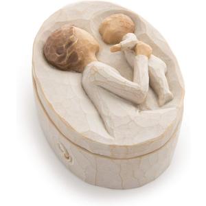 Willow Tree Grandmother, Love that Transcends the Years, Box for Jewelry and Treasures, Reminder of Those you Love who Call you Grandma, Sculpted Hand-Painted Keepsake Box