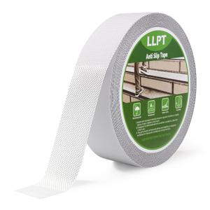 LLPT Grip Tape 2" x 36 Ft Ft Clear Heavy Duty Anti Slip Tape for House Stairs Ladders Waterproof Indoor Non Slip Traction Strips for Bathroom Floor Steps Staircase Tread (ASC211PEVA)