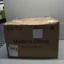 Solid Wood Small Vanity Desk with Flip Top Mirror, Brightness Adjustable Lights, Compact Vanity with Glass Top and Drawers, Slim Dressing Table for Small Space, Bedroom, Living Room, White