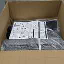 QKOSMTL Gridwall Panel Display Stand, 2'x5.5' Heavy Duty Floor Standing Rack with Detachable Girdwall, Movable Silent Wheel, Easy to Transport, Ideal for Retail & Craft Fairs