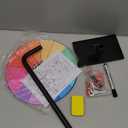 12 Inch Tabletop Spinning Prize Wheel - 14 Slot Tabletop Spin Wheel with Stand, Heavy Duty Storage Base, Dry Erase Board & Marker for Carnival, Party, Classroom & Corporate Event Games