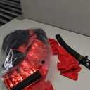 Spooktacular Creations Halloween Ninja Costume Kids, Ninja Dragon Jumpsuit Set, Boys Halloween Costume for DressUp Party (Toddler(3-4 yrs), Black+red)