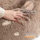 Bedsure Calming Dog Beds Large Sized Dog Donut Washable Pet Bed,36ins Camel