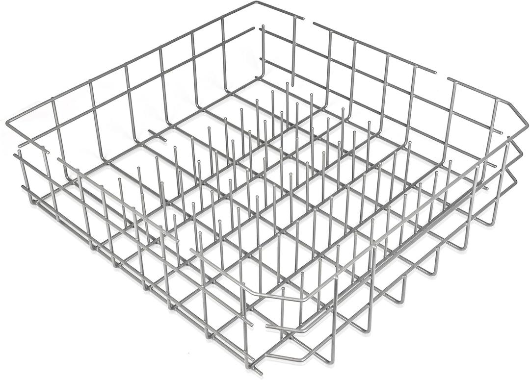 Upgraded W10728159 W10525646 OEM Dishwasher Lower Dishrack for Kitchenaid Dishwasher, W10082825 Dishwasher Lower Rack Fit for Maytag Dishwasher Rack Parts 22" Deep by 20 1/2" Wide 3-Year Service