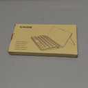 CACOE Wireless Keyboard with Stand, Mini Keyboard for Cell Phone, Ultra-Slim Portable, Foldable, Dual-Channel QWERTY with Stand Holder for Smartphone and More iOS Android Windows, Black