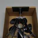 Tomersun Stove Fan 5 Blades Wood Stove Fan Silent Heat Powered Wood Burner Fan for Log Burner/Fireplace/Wood Burning Stove