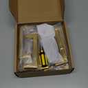 Ravinte 10 Pack Gold Cabinet Pulls 3-1/2 Inch Brushed Brass Kitchen Cabinet Handles Gold Square Kitchen Hardware for Drawer Pulls Come with Screwdriver