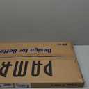 Pamray 32 Inch Small Computer Desk with Shelves, Home Office Desk with Headphone Hook for Bedroom, Study Writing PC Table for Small Spaces, Black