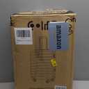 Coolife Carry On Luggage Airline Approved with Wheels Hard Shell Suitcase Spinner TSA Lock Telescopic Handle 20-inch,Blue