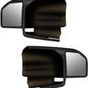 CIPA 11550 Custom Towing Mirror Set for Ford 15-Current , Black