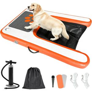 200LBS Non-Slip Inflatable Dog Water Ramp Pet Ladder