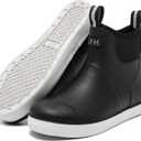 Kids Deck Boots,Waterproof Ankle Rain Boots for Boys and Girls Non-Slip High-Performance Rubber Boots Water Shoes Child Chelsea Booties for Fishing, Boating, Camping, Farming,Garden, School Play (5 Big Kid, Black)