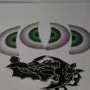 Landhoow 32 Pcs Halloween Garage Door Decorations Magnets Glow in The Dark Large Magnetic Bats and Eyes for Halloween Garage Door Decorations Car Refrigerator Indoor Outdoor