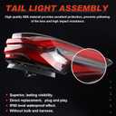 LED Tail Light Assembly Compatible with 2022 2023 2024 Chevy Traverse Right Passenger Side Outer Taillight Replace 86785341