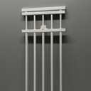 Geetery Closet Tension Shelf Metal Expandable Closet Shelf Dividers Adjustable DIY Shelf Separators in Closet Tension Rod Storage Rack for Cabinet Kitchen Wardrobe (15''-21.65'' X 9.45'')