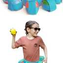 Kids Adjustable Water Balloons Belt for Quick-Fill Reusable Water Balloons, Outdoor Summer Games Anti-Burst Design 6 Colors Ages 4-12(Blue,Small)