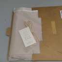 Ling's Moment 14Ft Chiffon Table Runner, Nude Sheer Extra Long Table Runners for Rustic Boho Wedding Party Bridal Baby Shower Decorations