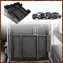 Muslogy Center Console Organizer for 2023-2025 2026 Ford F250 F350 F450 Super Duty Accessories Custom Fit Storage Box Divider(Fit with OEM Tray), Fits Bucket Seats Only, Not for Work Surface (Black)
