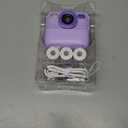 Kids Instant Digital Cameras for Boys and Girls, 1080P HD Dual-Lens Selfie Digital Camera with Print Paper & 32G Card, Christmas Birthday Gifts Toys for Toddler and Teenagers Age 3-16 Years Old (Purple)