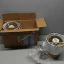 Sucolite Small 11.8" Table Lamps Set of 2, Bedside Nightstand Lamps for Bedroom Kids Room, Cute Desk Lamps with Studded Texture Base for Reading Nursery Living Room Office, White