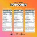 LesserEvil Organic Popcorn Variety Pack, Himalayan Pink Salt (4.6 oz Bag), Himalayan Gold (4.6 oz Bag), and White Cheddar Flavor (4.6oz Bag)