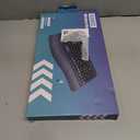 Ergonomic Wireless Keyboard with Cushioned Wrist Rest, Wave Keys, Phone Holder, Comfortable Natural Typing, 2.4GHz Full Size Cordless USB Computer Keyboard for Windows, Mac OS, Laptop, PC (Black)