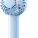 SWEETFULL Mini Portable Fan - Rechargeable Handheld Fan, 3 Speeds Personal Small Hand Gifts for Travel Essentials, Lash, Makeup, Eyelash, Kids, Girls, Women - USB, Cute Design Light Blue