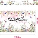 2 x Pink Baby Shower Backdrop Decorations, Pink Baby Shower Photography Background Banner Photo Booth Prop Newborn Party Decorations 70.8 X 43.3 Inch